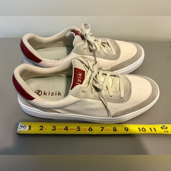 ♦️”Kizik” Men’s Prague Creme Brûlée Sneakers w/Handsfree Technology Size 11W♦️ - Picture 8 of 15